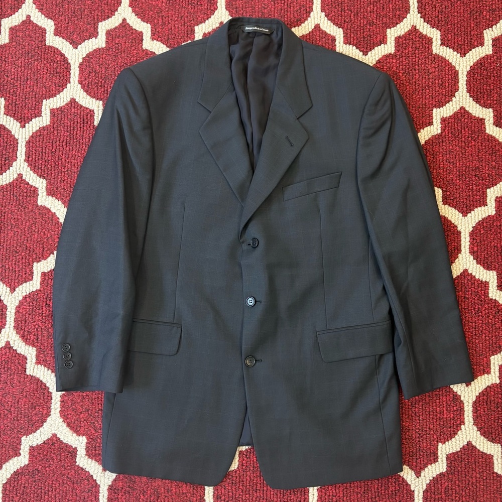 Ermenegildo Zegna Wool Designer Suit 42R